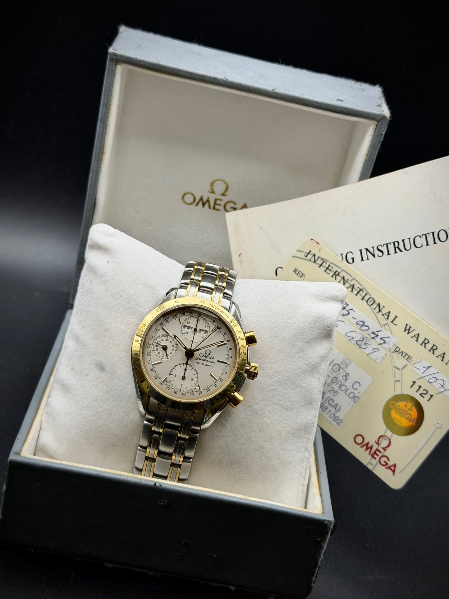 Omega Triple Date acciao/oro